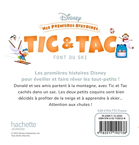 DISNEY - Mes Premières Histoires - Tic et Tac découvrent le ski