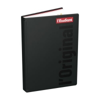 L'ETUDIANT ORIGINAL Agenda Scolaire 2025 2026 Couverture ouatinée 15x21cm journalier - Noir