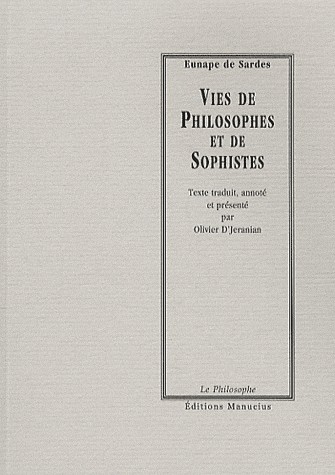 Vies de philosophes et de sophistes