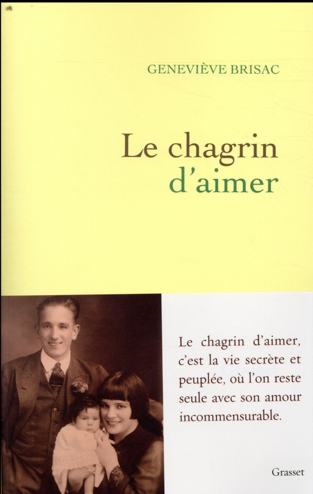 Le chagrin d'aimer