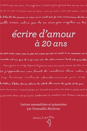 Ecrire d'Amour a 20 Ans