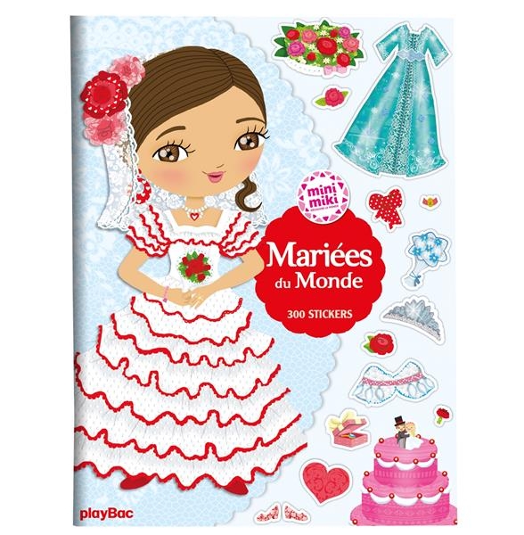 MINIMIKI - CAHIER STICKERS - MARI...ES DU MONDE