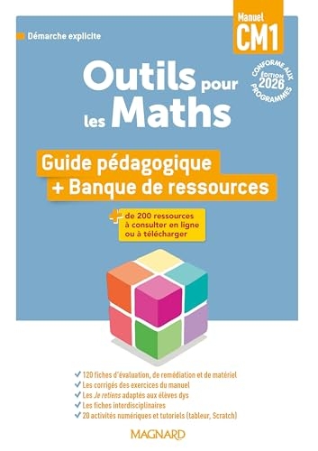 Outils pour les Maths CM1 (2026) - Guide pédagogique du Manuel + Banque de ressources