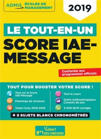 Le Tout-en-un Score IAE-Message - SIM 2019