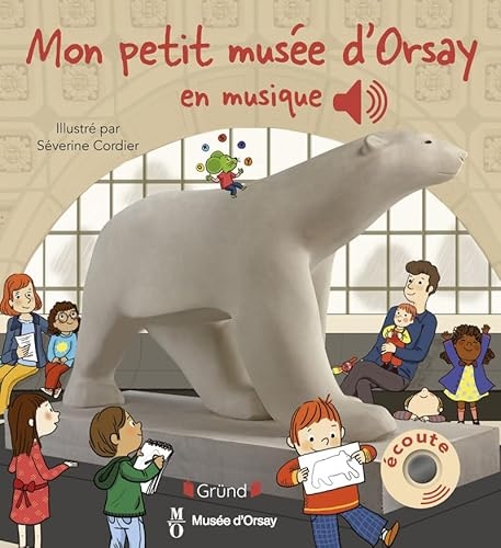 Mon petit musée d'Orsay en musique – Livre sonore avec 6 puces sonores – Dès un an