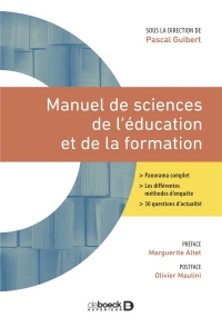 Manuel de sciences de l'éducation et de la formation (2021)