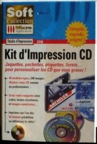 KIT D'IMPRESSION CD JAQUETTES POCHETTES ETIQUETTES LIVRETS