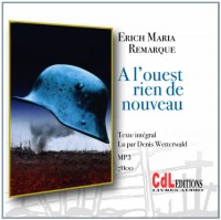 A l'ouest rien de nouveau (1CD audio MP3)