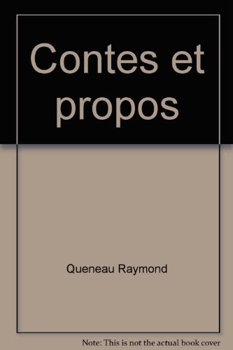 Contes et propos [9782070186839]