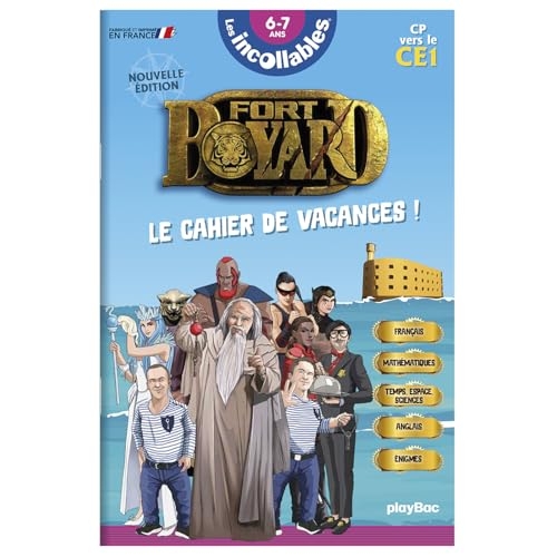 Cahier de vacances 2025 Fort Boyard - Les incollables - CP au CE1 - 6/7 ans