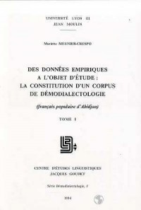 Des données empiriques à l'objet d'étude