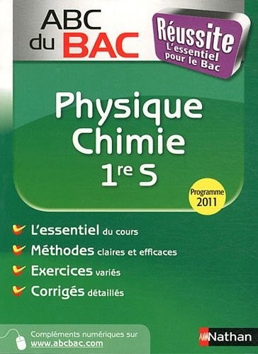 ABC du BAC Réussite Physique-Chimie 1re S