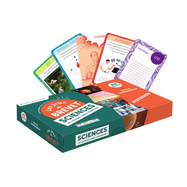 Les Jeux du Brevet - Sciences: 80 cartes + 1 livret pédagogique