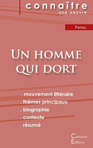 Fiche de lecture Un homme qui dort de Georges Perec (analyse littéraire de référence et résumé complet)