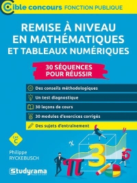 REMISE À NIVEAU EN MATHÉMATIQUES ET TABLEAUX NUMÉRIQUES: Catégorie C