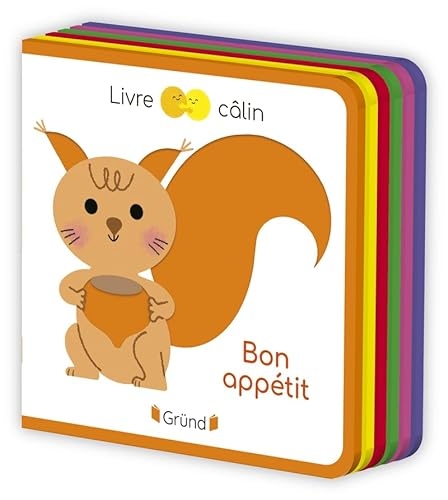 Bon appétit – Livre tout-carton avec de la feutrine à toucher – À partir de 6 mois