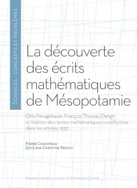 Découverte des écrits mathématiques de Mésopotamie