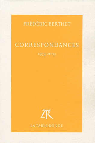 Correspondances: (1973-2003)