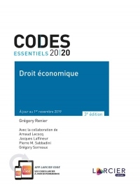 Code essentiel - Droit économique 2020: À jour au 1er novembre 2019