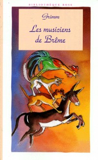 Les musiciens de Brême. La sacoche, le vieux chapeau et la petite trompette. Le noir frère du diable