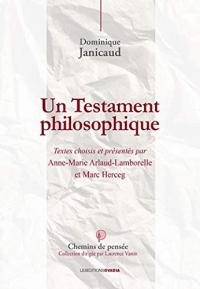 Un testament philosophique