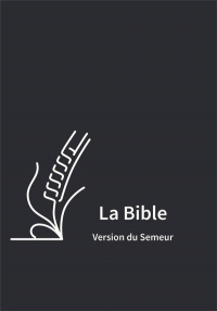 Bible du Semeur 2015, skivertex bleue, avec zip fermeture à glissière