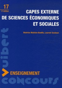 CAPES externe de Sciences Economiques et Sociales