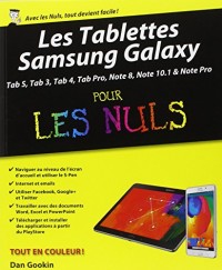 Les Tablettes Samsung Galaxy Tab Pour les Nuls, nouvelle édition