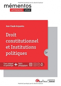 Droit constitutionnel et Institutions politiques