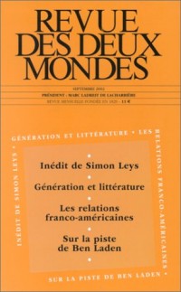 Revue des deux mondes n°9/2002 - Les relations franco-américaines