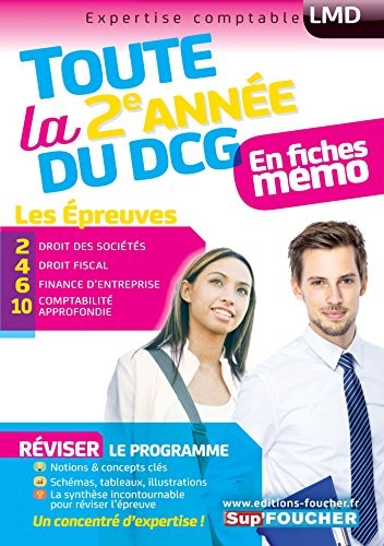 DCG : Toute la 2è année du DCG 2, 4, 6, 10 en fiches