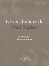 Le vocabulaire de Paul Ricoeur