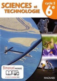 Sciences et technologies 6e cycle 3 - Nouveau programme 2016