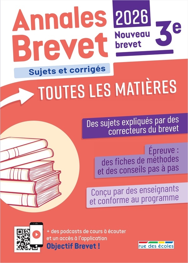 Annales - Brevet assuré - Toutes les matières - 3e - 2026: Des sujets corrigés, des fiches de méthode, des conseils pas à pas