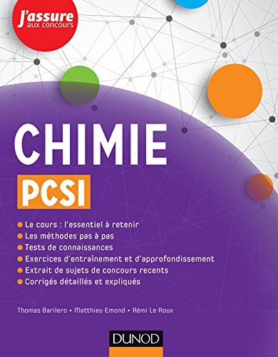 Chimie PCSI