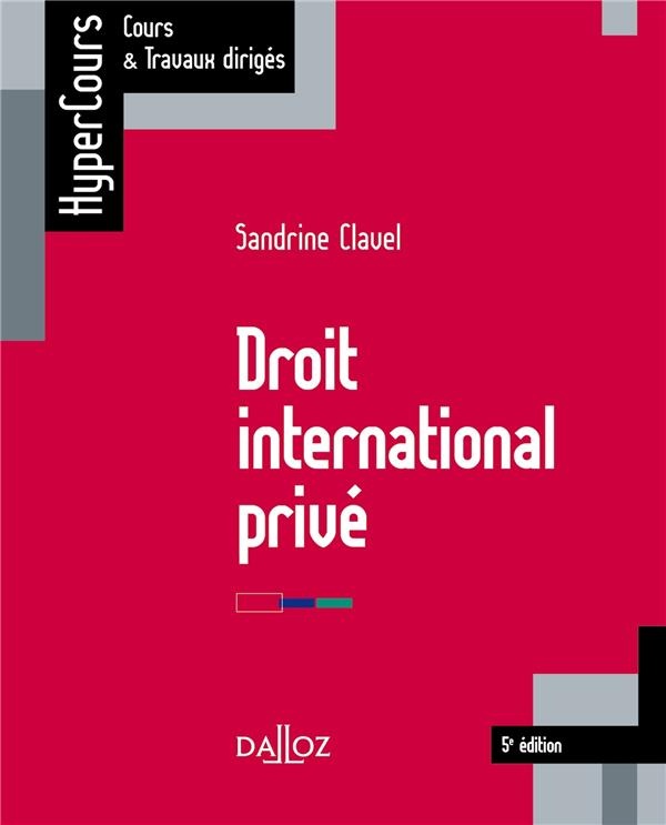 Droit international privé - 5e éd.