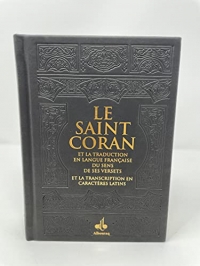Saint Coran phonétique (13 x 17 cm) - (ar-fr-ph) - Couverture Daim noir