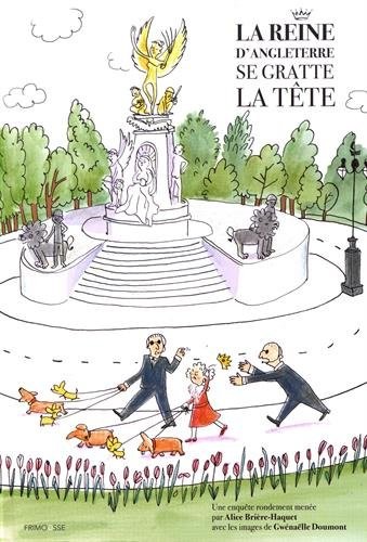 La reine d'Angleterre se gratte la tête