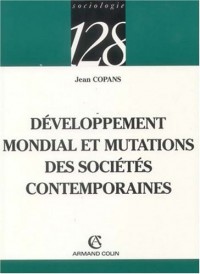 Développement mondial et mutations des sociétés contemporaines
