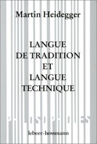 Langue de tradition/technique