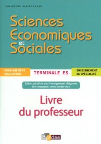 Albert Cohen Tle ES • Livre du professeur obligatoire et spécialité (Ed. 2010)
