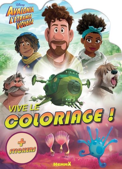 Disney Strange World – Vive le coloriage ! – Livre de coloriage avec stickers – Dès 4 ans