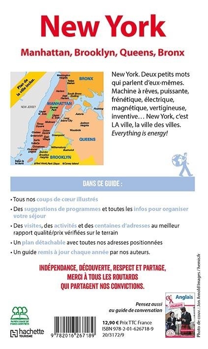 Guide du Routard New York 2019: Manatthan, Brooklyn, Queens, Bronx