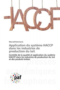 Application du système HACCP dans les industries de production du lait