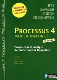 Processus 4 - Production et analyse de l'information financière - BTS CGO 2e anée