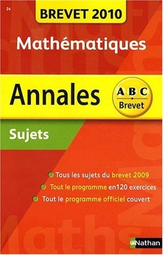 Mathématiques 3e : Sujets