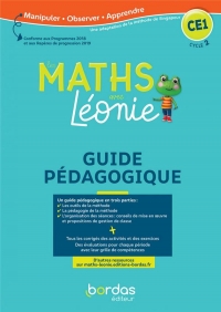 Mathématiques CE1 Cycle 2 Les Maths avec Léonie : Livre du professeur