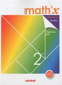 Math'x 2de - manuel petit format - édition 2010
