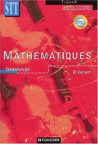 Mathématiques, Terminale STT : Comptabilité et gestion, informatique et gestion