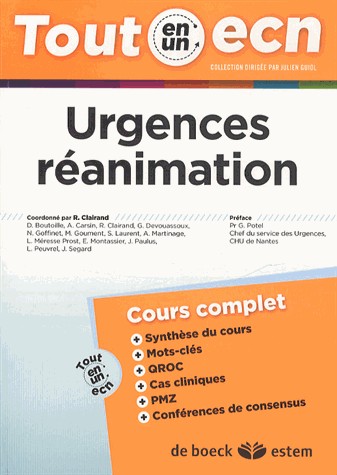 Urgences-réanimation - Tout-en-un ECN